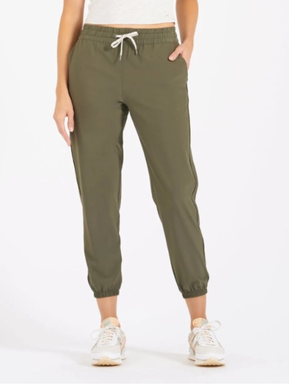 Vuori Women Weekend Joggers Sz XS Olive ultra lightweight